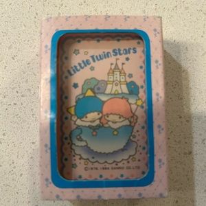 Little Twin Stars Mini playing cards. Vintage 1984.